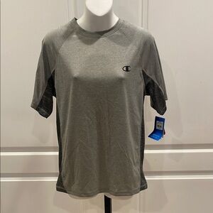 Champion Men's Two-Tone Gray Tee